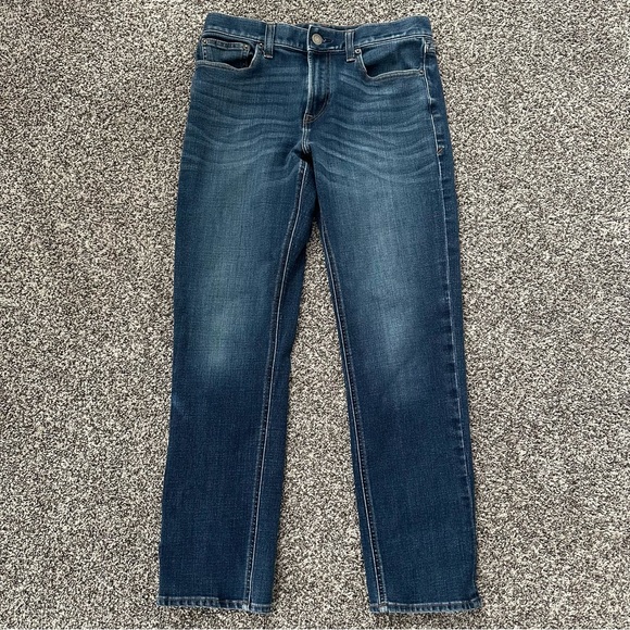 Express Other - Express Men's Straight Jeans - Dark Blue